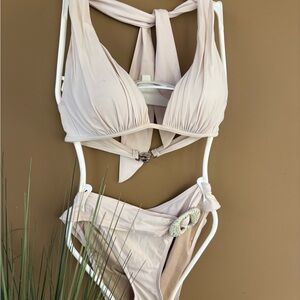 Chic pale Blush  Bikini Set